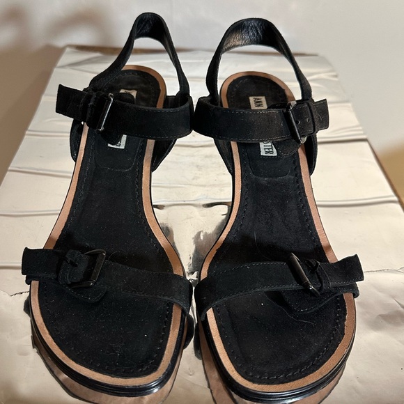 🚨3 DAY SALE 25% OFF‼️ 
Ann Demeulemeester black  suede Sandals - Picture 5 of 9